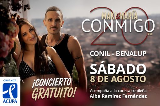 Autobús Benéfico desde Conil al Concierto de Maki & María Artés en Benalup | 8 de agosto
