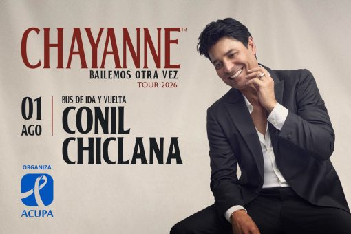Autobús desde Conil al concierto de Chayanne en Chiclana | 1 de agosto | Organiza ACUPA